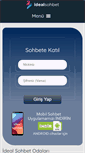 Mobile Screenshot of idealsohbet.com